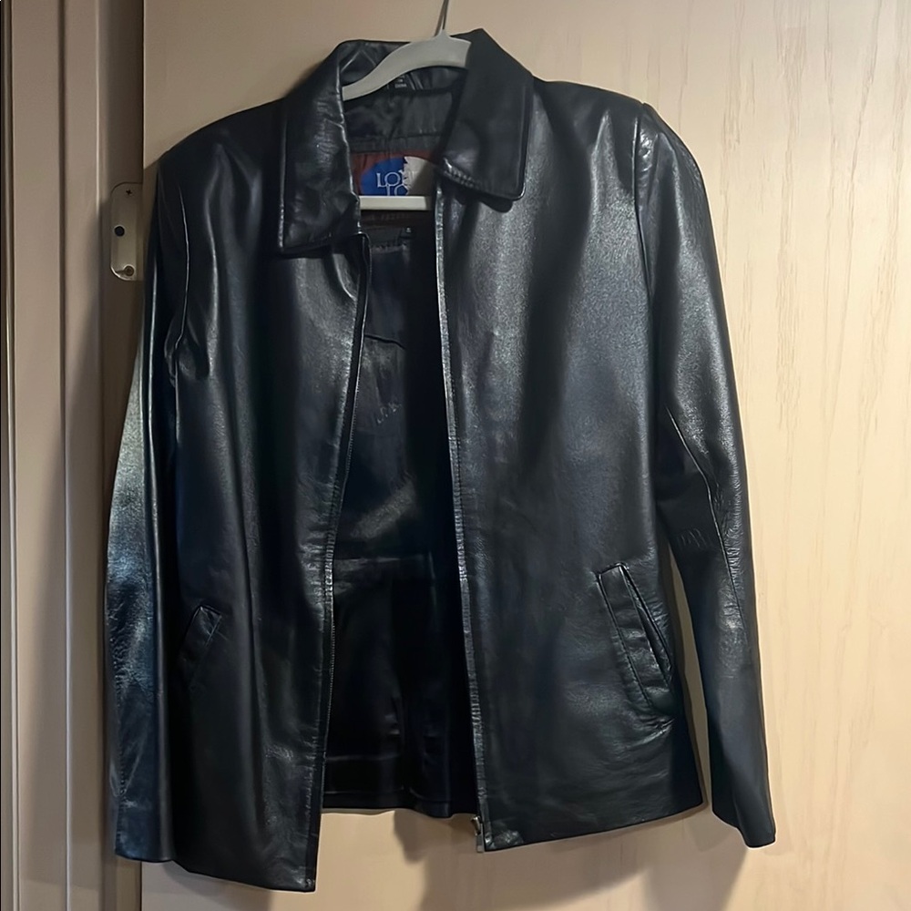 Vintage Black Leather Jacket